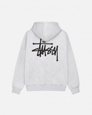 Stussy Basic Stussy Hoodie - Unisex Hoodies Grijs | NLEAH86379