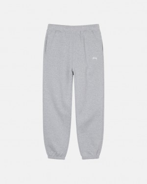 Stussy Stock Logo Sweatpant - Unisex Pants Grijs | NLJZR56132