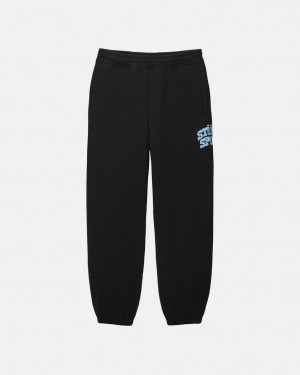 Stussy Stüssy Sport Sweatpant - Unisex Jeans Pants Zwart | DNLVO98762