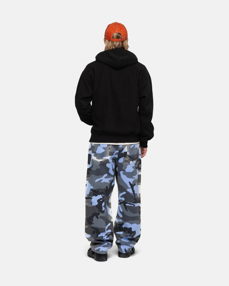 Stussy Basic Applique Hoodie - Unisex Hoodies Zwart | BNLSO68434