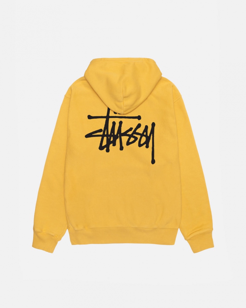 Stussy Basic Stussy Hoodie Pigment Dyed - Unisex Hoodies Oranje | NLJVR33653