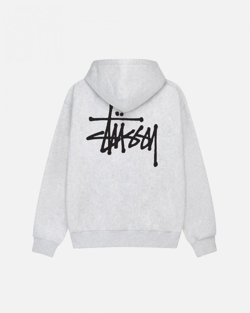Stussy Basic Stussy Hoodie - Unisex Hoodies Grijs | NLEAH86379