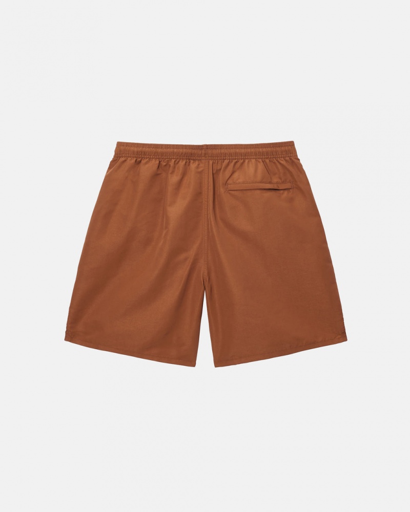 Stussy Big Basic Water Kort - Men&s Shorts Trunks Koffie | LNLTR50452