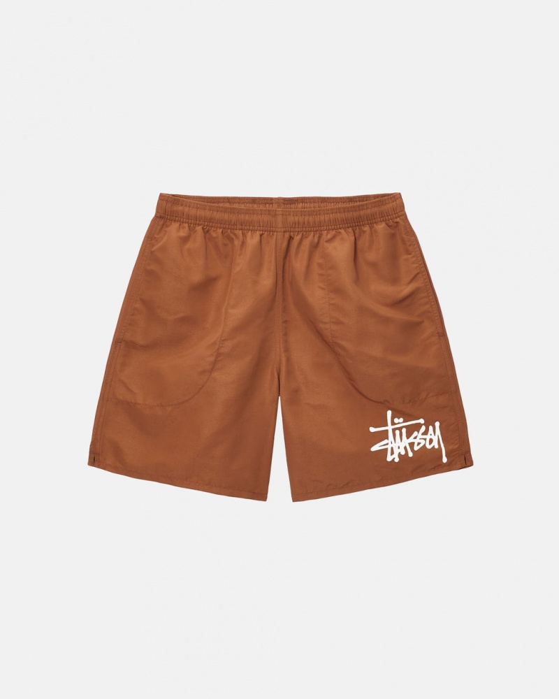 Stussy Big Basic Water Kort - Men&s Shorts Trunks Koffie | LNLTR50452