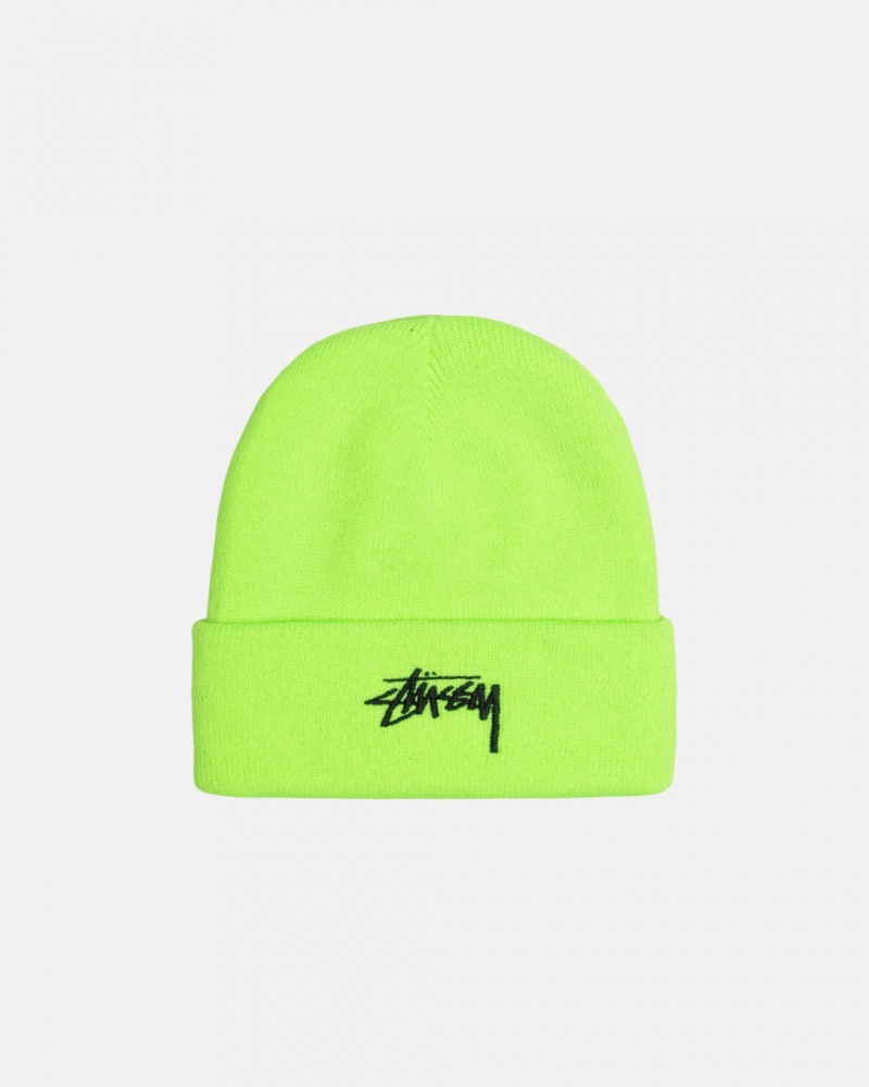 Stussy Cuff Beanie Stock - Unisex Groen | ENLVG66376