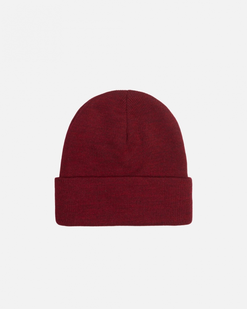 Stussy Cuff Beanie Stock - Unisex Rood | XNLGW48356