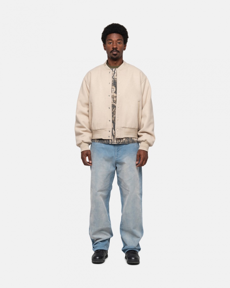Stussy Klassieke Jean Faded Corduroy - Unisex Denim Blauw | ANLWC86102