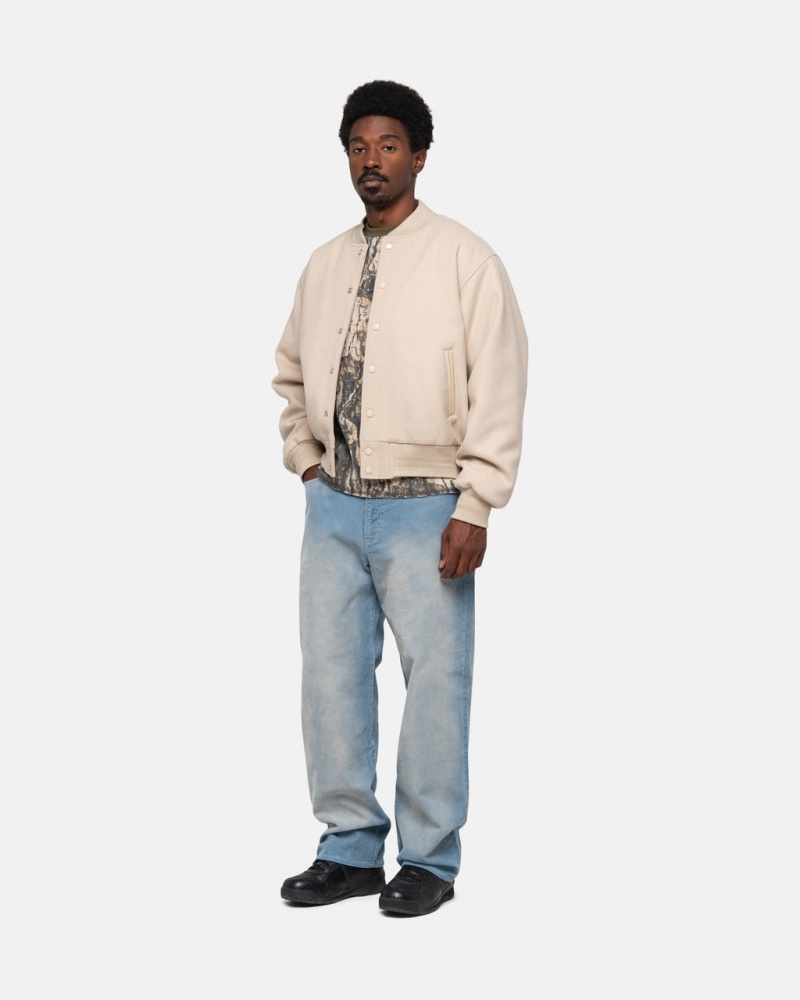 Stussy Klassieke Jean Faded Corduroy - Unisex Denim Blauw | ANLWC86102