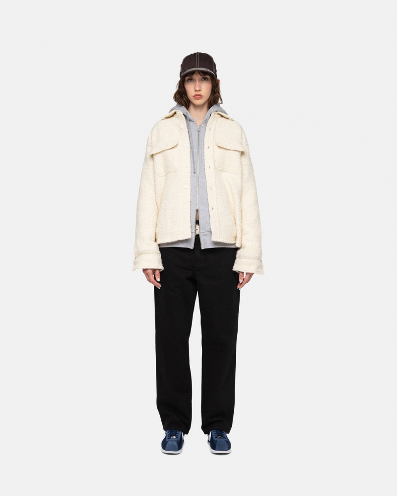 Stussy Klassieke Jean Overdyed - Unisex Denim Zwart | MNLHR23427