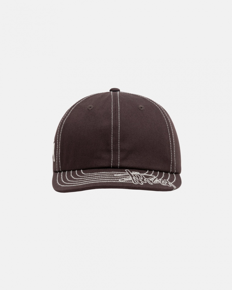 Stussy Low Pro Basic Stitch Strapback - Unisex Bruin | YNLGT80774