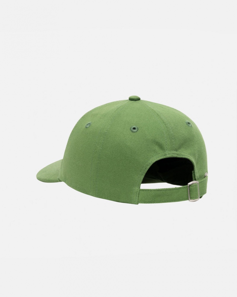 Stussy Low Pro Basic Stock Strapback - Unisex Groen | TNLWZ31503