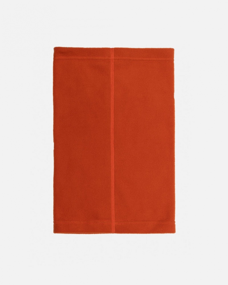 Stussy Polar Fleece Neck Warmer - Unisex Headwear Oranje | NLICD97678