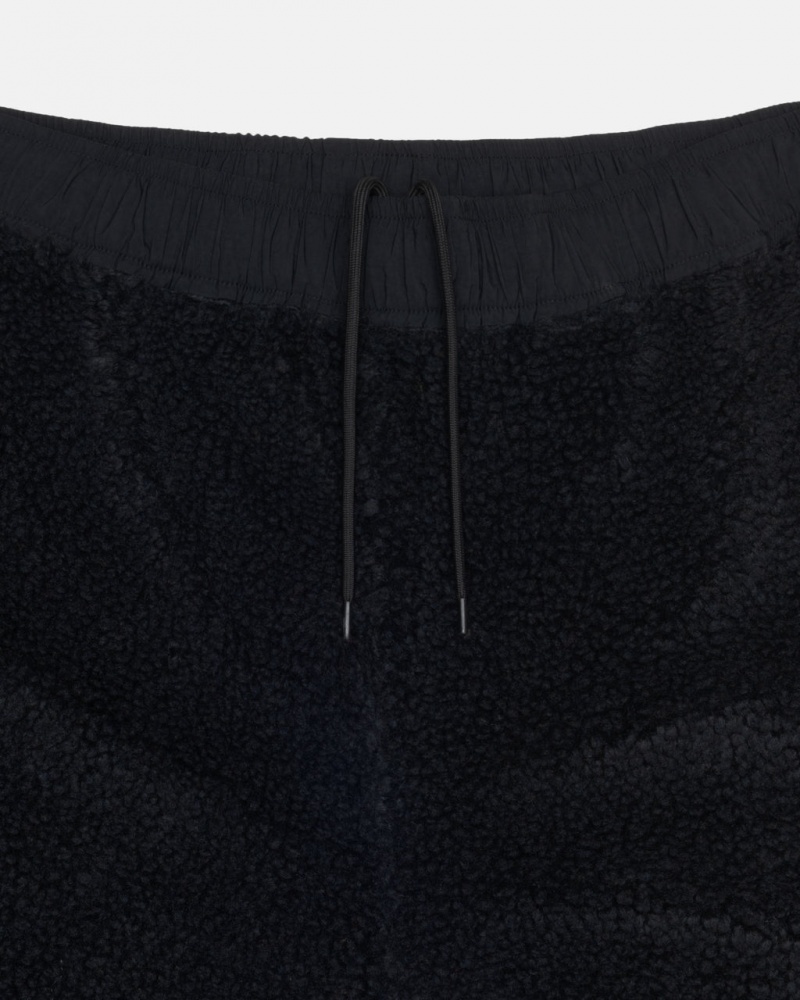 Stussy Sherpa Kort - Mens Kort | Stussy Zwart | NLCIF83612