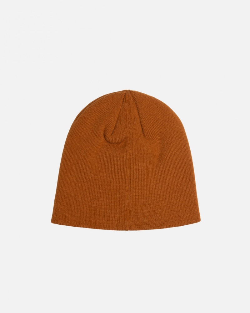 Stussy Skullcap Basic - Unisex Bruin | ENLHC19963