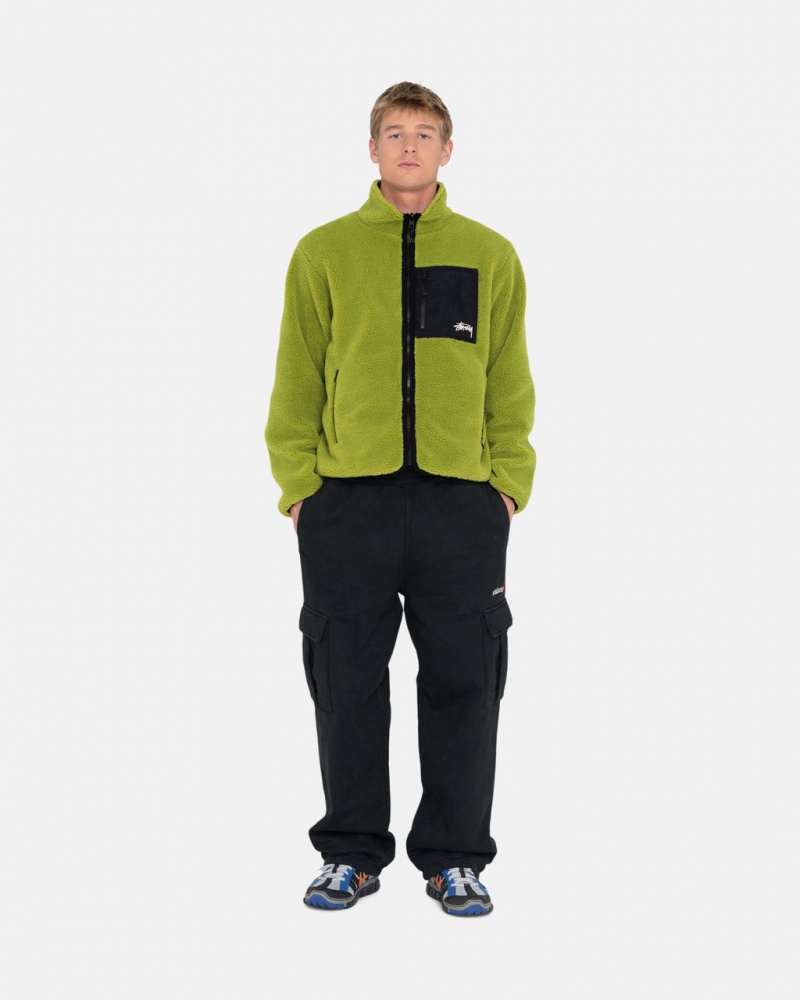 Stussy Sport Cargo Fleece Pant - Mens Pants Zwart | NLQAV67095