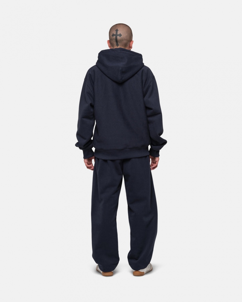 Stussy Stock Logo Sweatpant - Unisex Pants Donkerblauw | YNLVQ62081