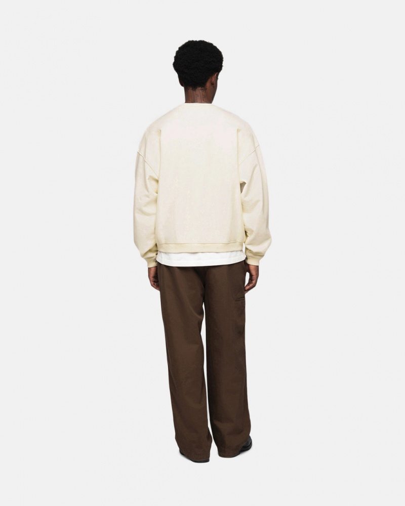 Stussy Stüssy Sport Relaxed Oversized Crew - Unisex Hoodies Sweatshirts Wit | NLCVG44823