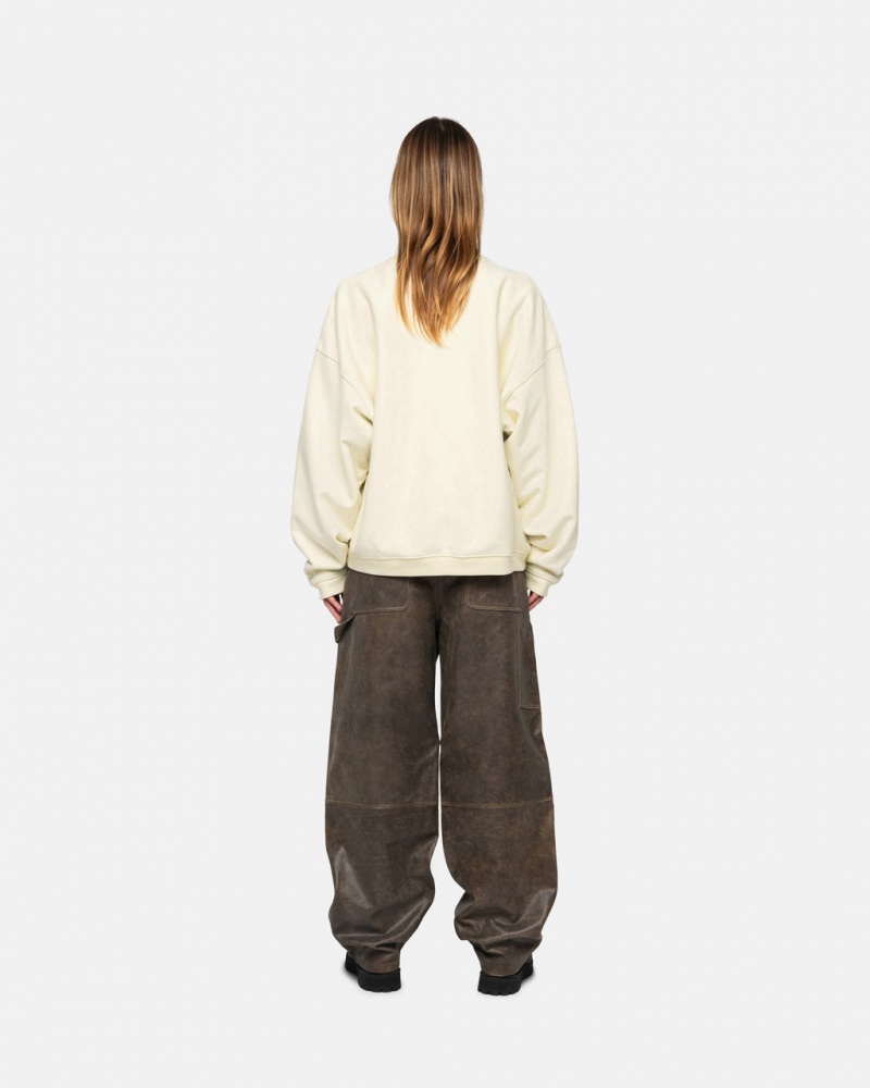 Stussy Stüssy Sport Relaxed Oversized Crew - Unisex Hoodies Sweatshirts Wit | NLCVG44823