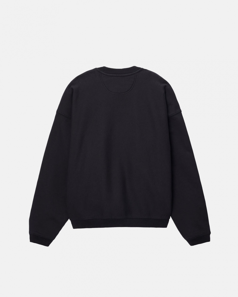 Stussy Stüssy Sport Relaxed Oversized Crew - Unisex Hoodies Sweatshirts Zwart | ZNLMJ34267