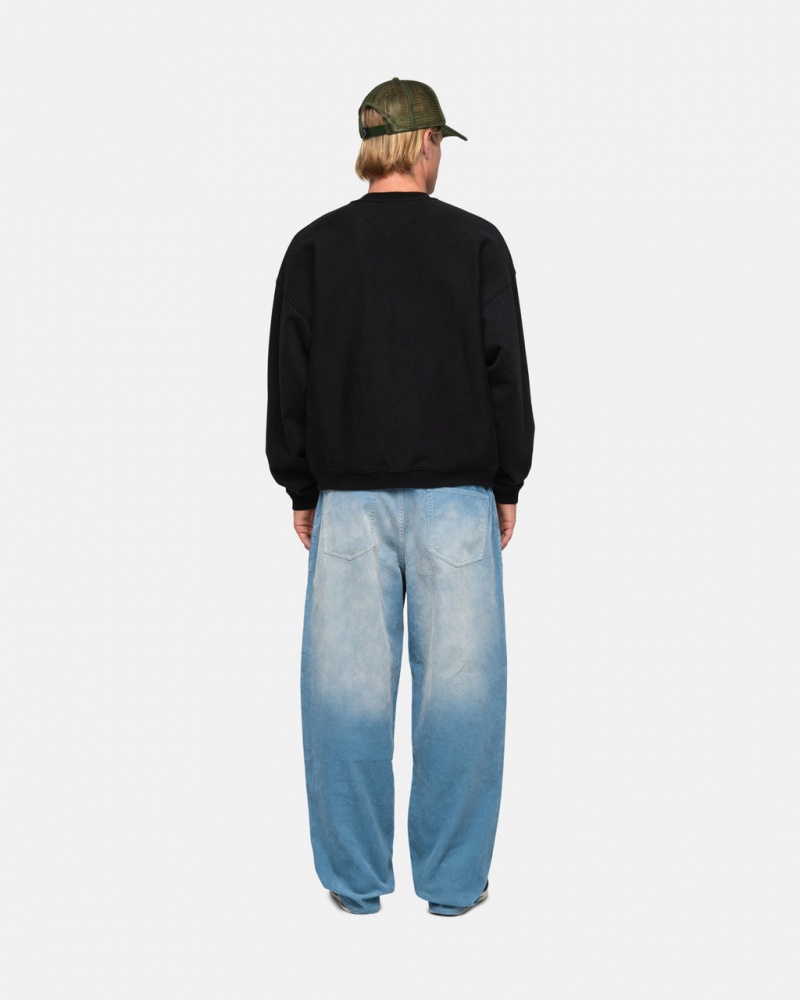 Stussy Stüssy Sport Relaxed Oversized Crew - Unisex Hoodies Sweatshirts Zwart | ZNLMJ34267