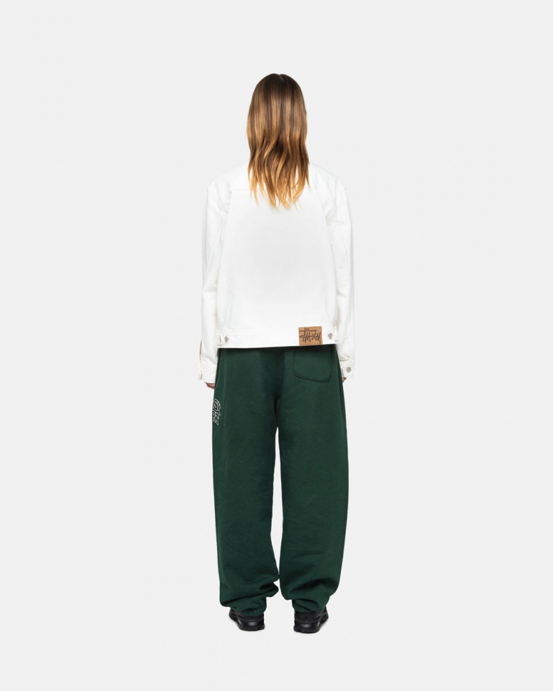 Stussy Stüssy Sport Sweatpant - Unisex Jeans Pants Diepgroen | ANLDF82379
