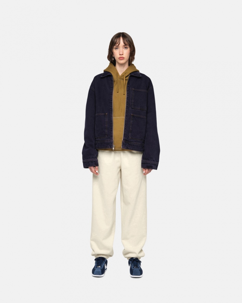 Stussy Stüssy Sport Sweatpant - Unisex Jeans Pants Wit | PNLER95728