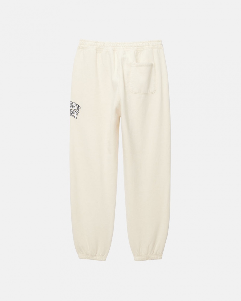 Stussy Stüssy Sport Sweatpant - Unisex Jeans Pants Wit | DNLVO66092