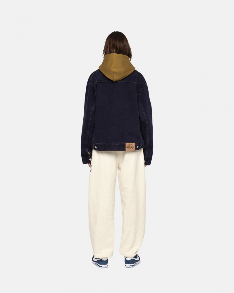 Stussy Stüssy Sport Sweatpant - Unisex Jeans Pants Wit | DNLVO66092