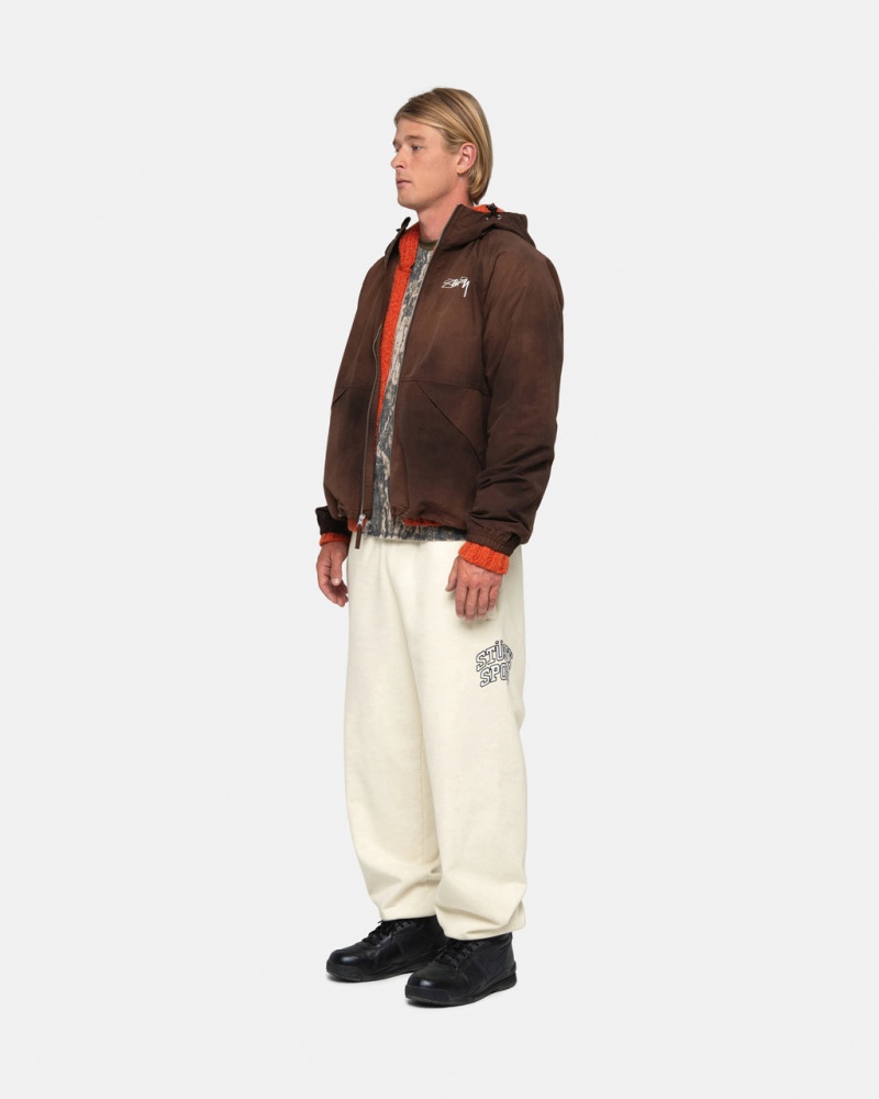 Stussy Stüssy Sport Sweatpant - Unisex Jeans Pants Wit | DNLVO66092