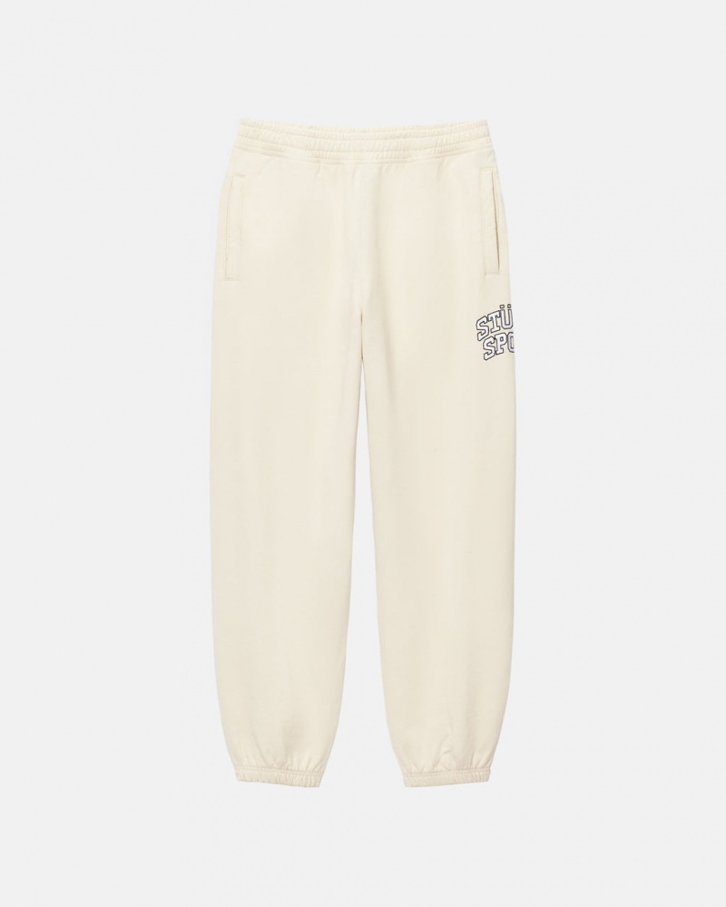 Stussy Stüssy Sport Sweatpant - Unisex Jeans Pants Wit | DNLVO66092