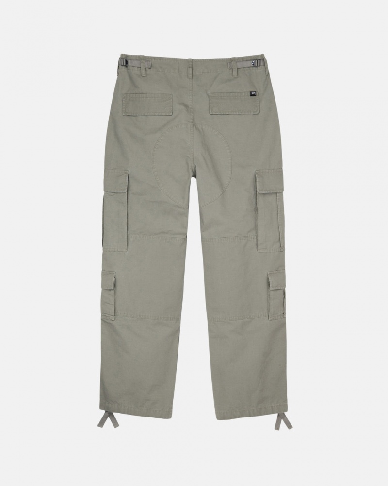Stussy Surplus Cargo Ripstop - Unisex Jeans Pants Olijfgroen | BNLSO52209