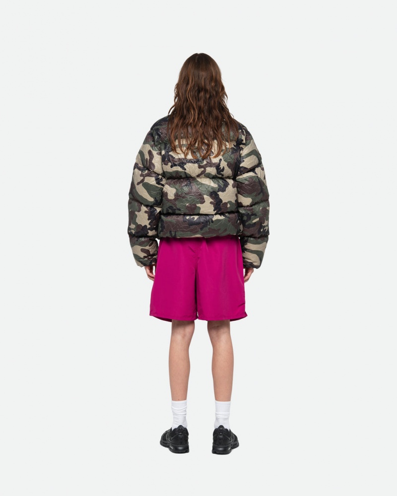 Stussy Water Kort Big Basic - Unisex Shorts Trunks Roze | NLICD73932