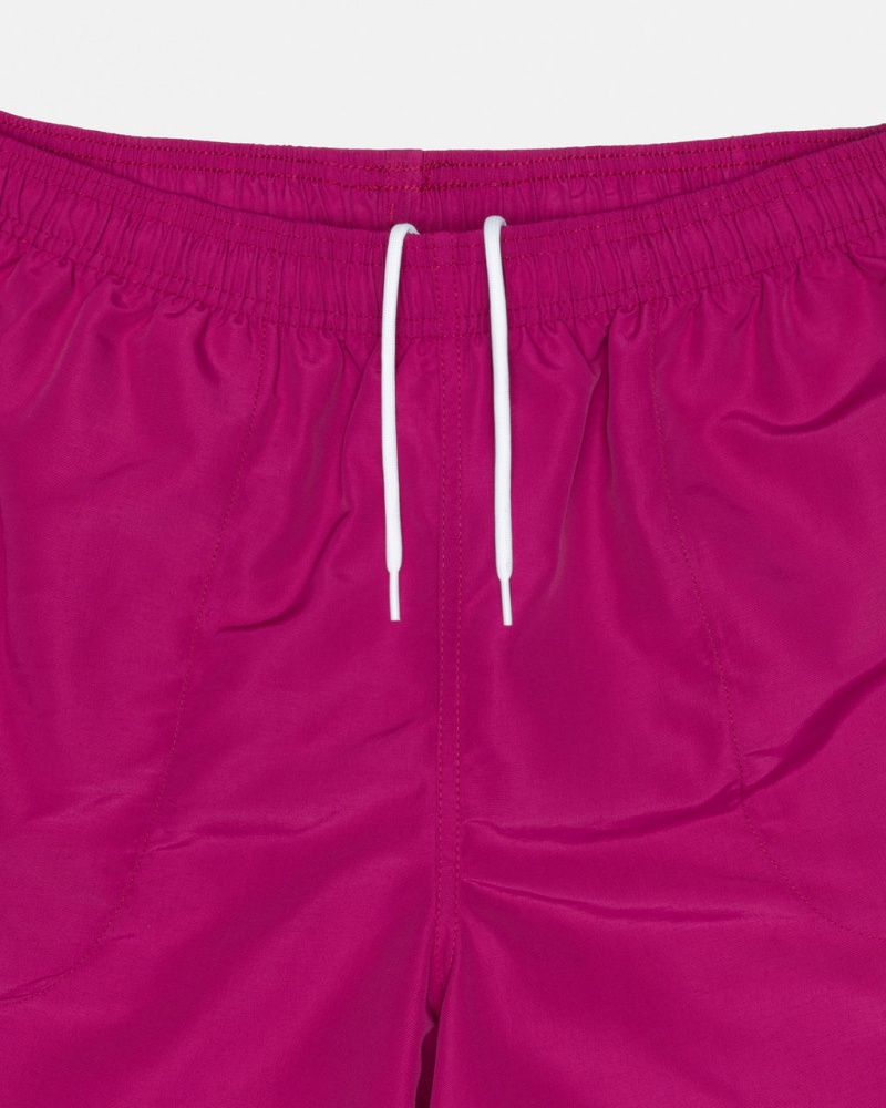 Stussy Water Kort Big Basic - Unisex Shorts Trunks Roze | NLICD73932