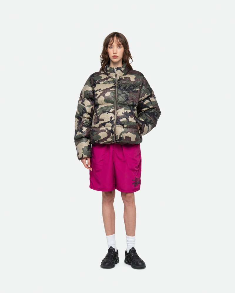 Stussy Water Kort Big Basic - Unisex Shorts Trunks Roze | NLICD73932