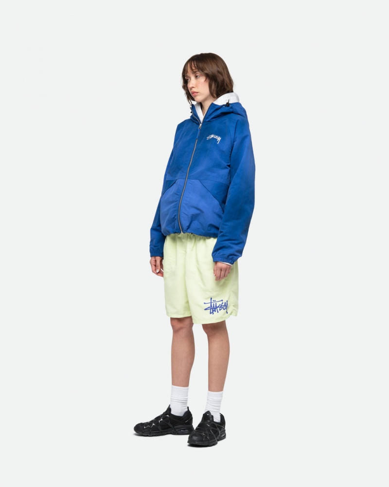 Stussy Water Kort Big Basic - Unisex Shorts Trunks Lichtgroen | NLICD36148