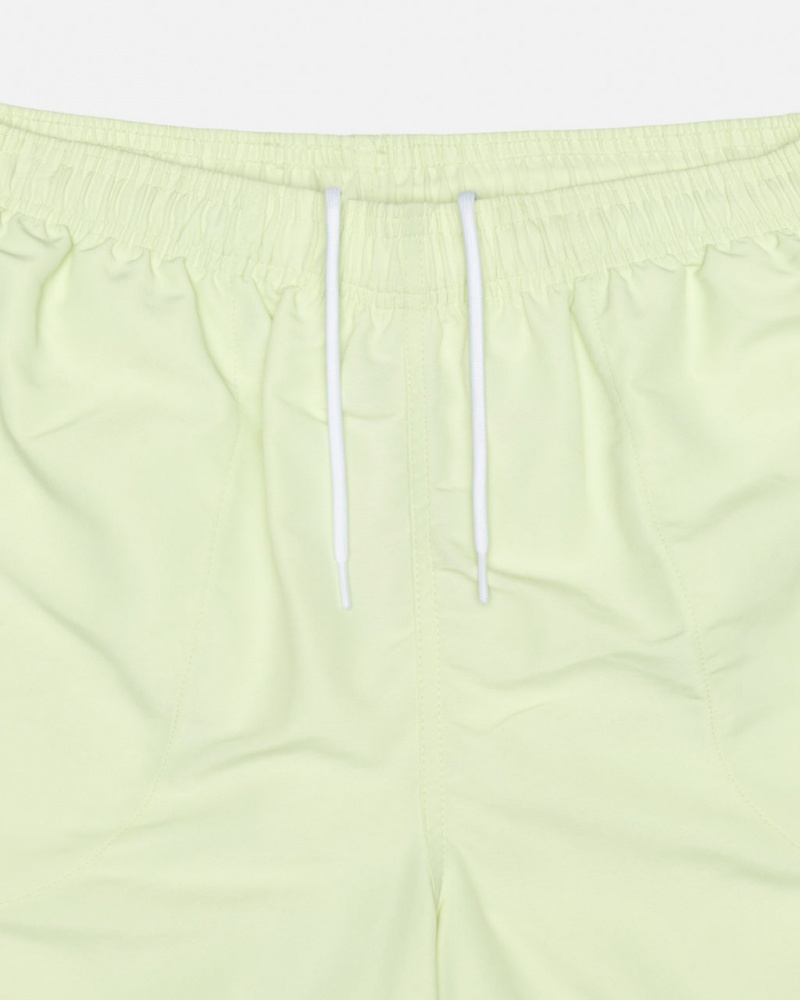Stussy Water Kort Big Basic - Unisex Shorts Trunks Lichtgroen | NLICD36148