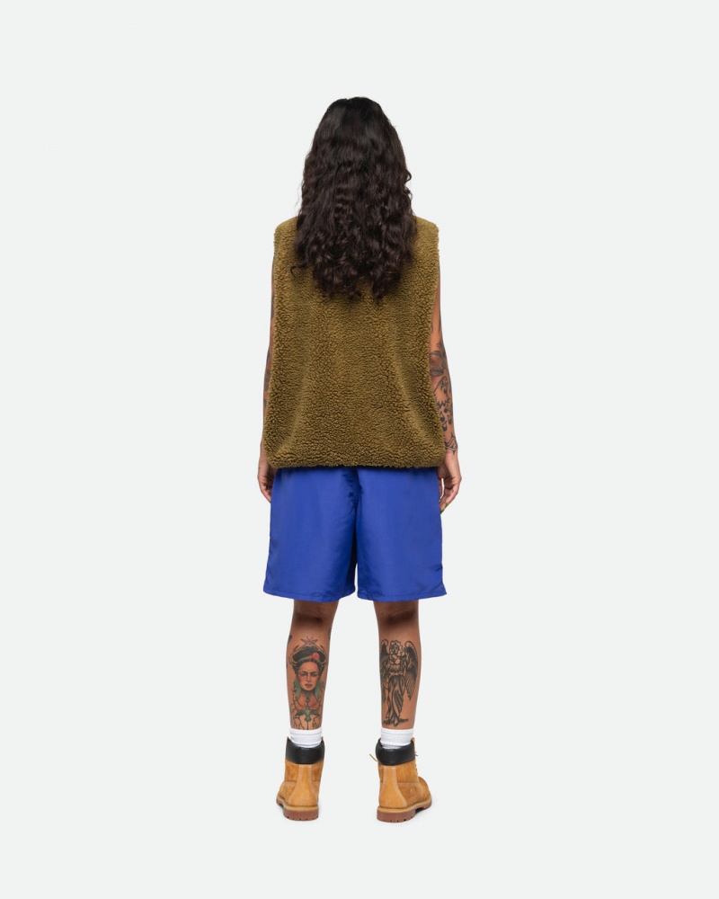 Stussy Water Kort Big Basic - Unisex Shorts Trunks Koningsblauw | PNLQX64839