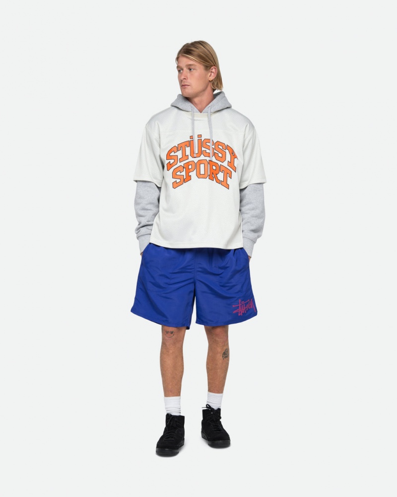 Stussy Water Kort Big Basic - Unisex Shorts Trunks Koningsblauw | PNLQX64839