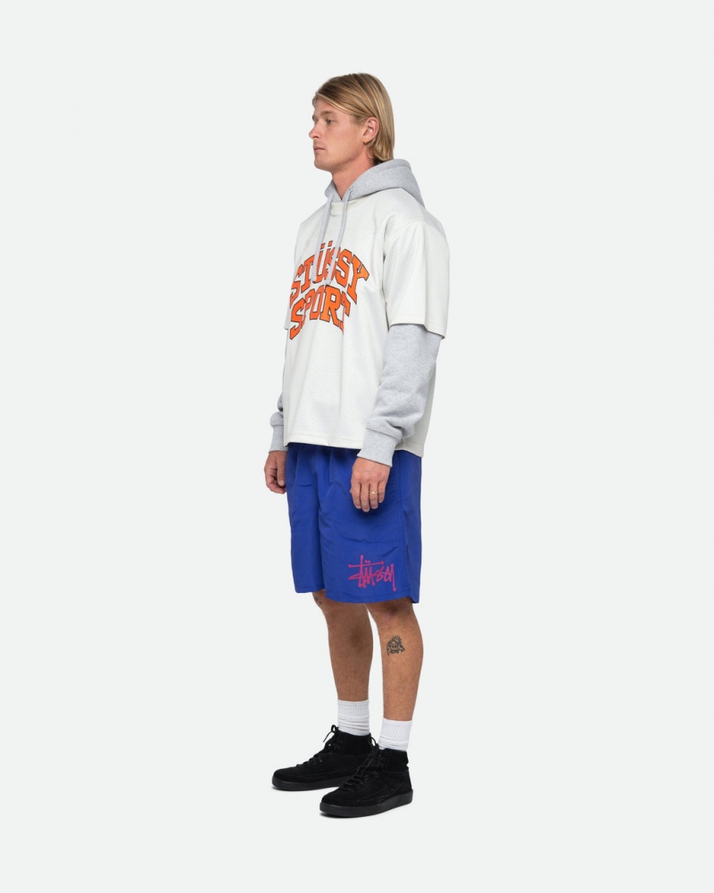 Stussy Water Kort Big Basic - Unisex Shorts Trunks Koningsblauw | PNLQX64839