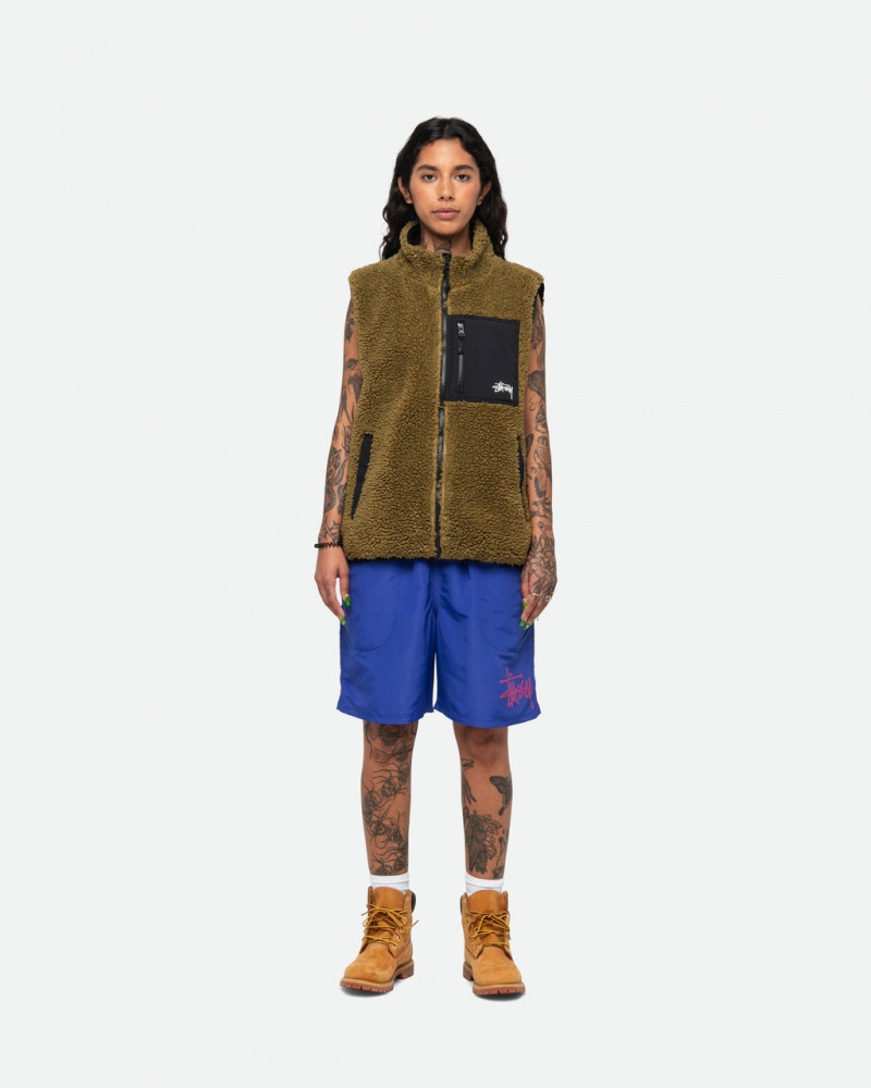Stussy Water Kort Big Basic - Unisex Shorts Trunks Koningsblauw | PNLQX64839