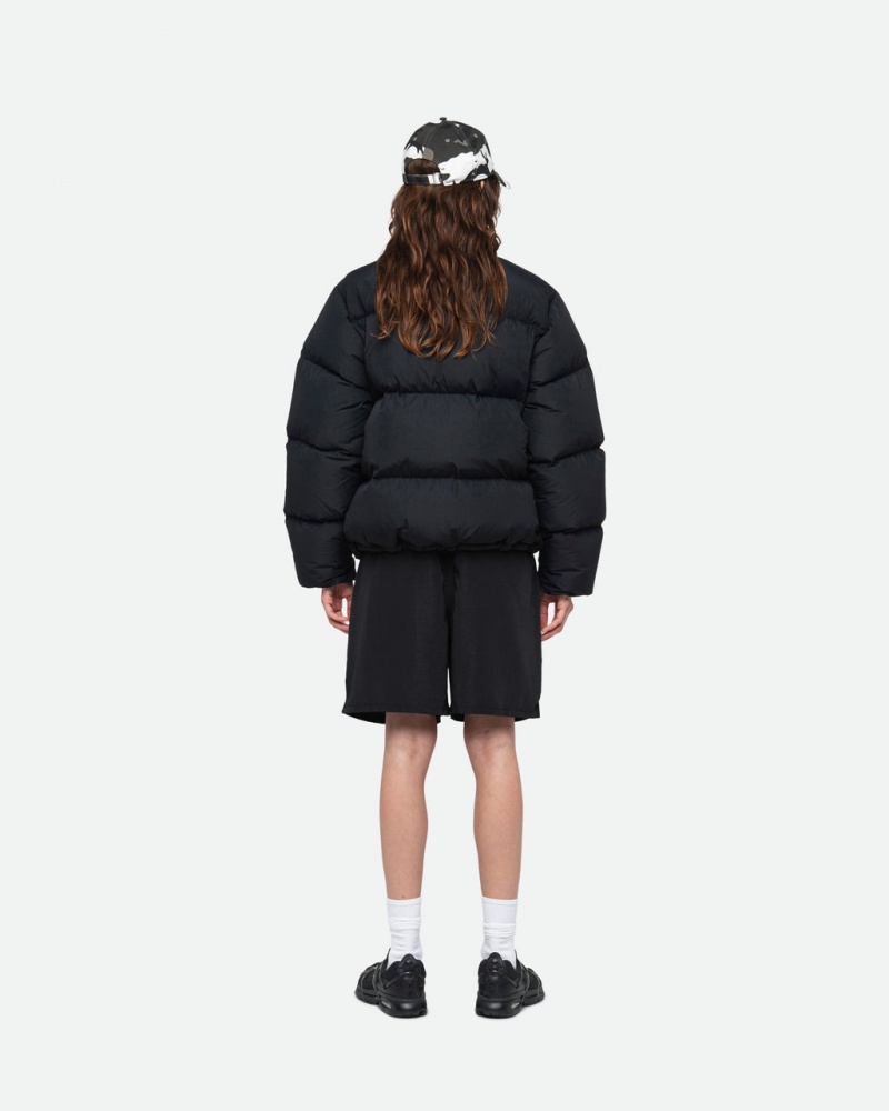 Stussy Water Kort Big Basic - Unisex Shorts Trunks Zwart | MNLFT32337