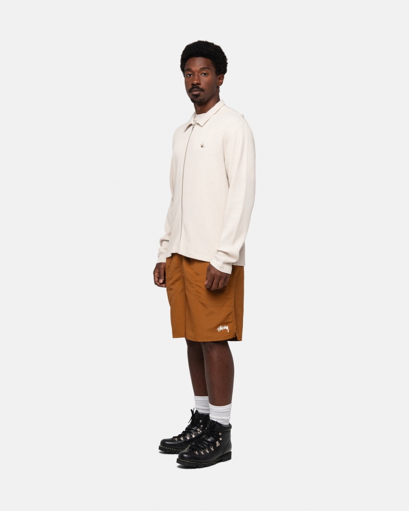 Stussy Water Kort Stock - Unisex Shorts Trunks Wit | NLZDE17354