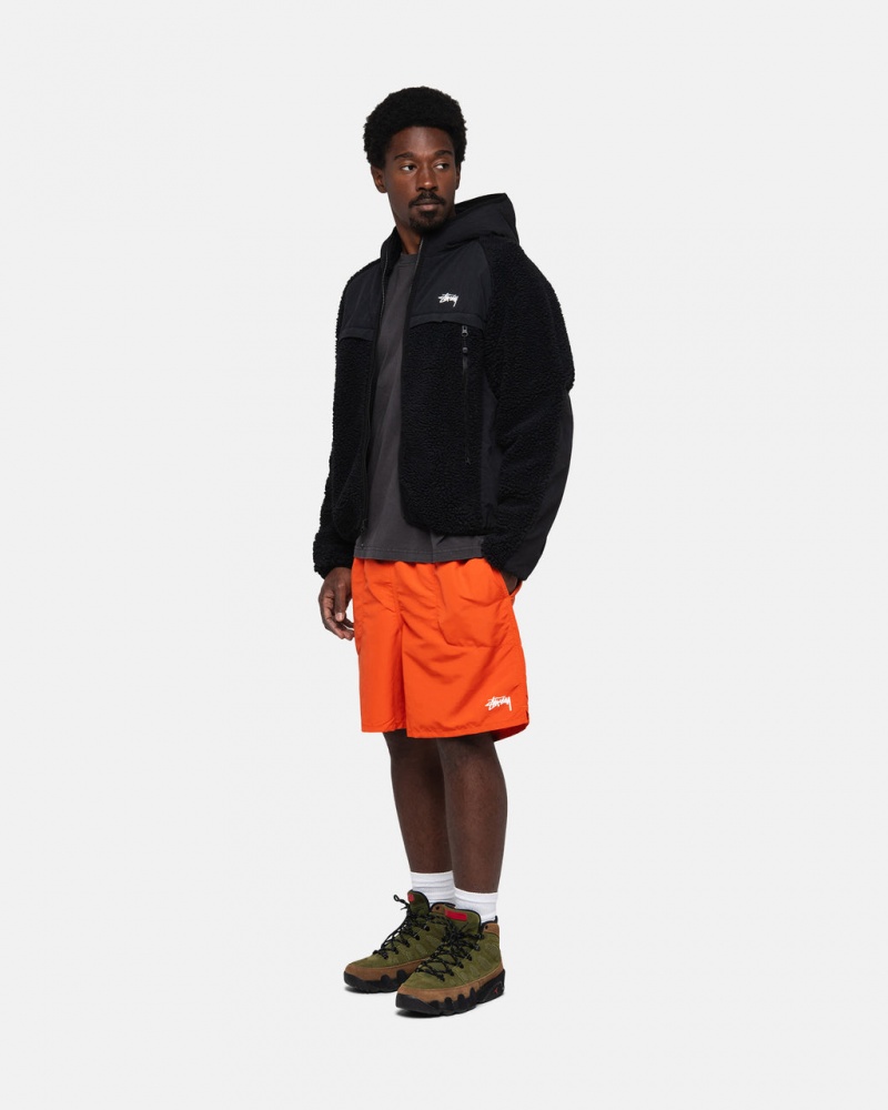 Stussy Water Kort Stock - Unisex Shorts Trunks Zwart | BNLSD66444