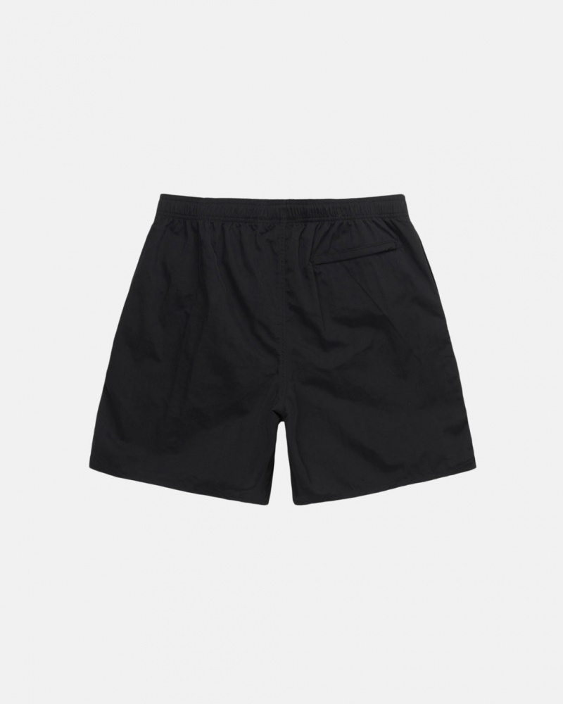 Stussy Water Kort Stock - Unisex Shorts Trunks Zwart | NLJZR90171