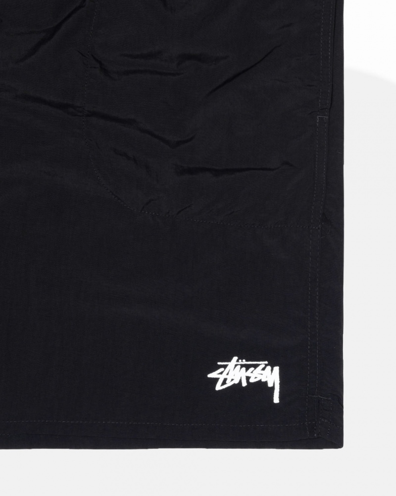 Stussy Water Kort Stock - Unisex Shorts Trunks Zwart | NLJZR90171