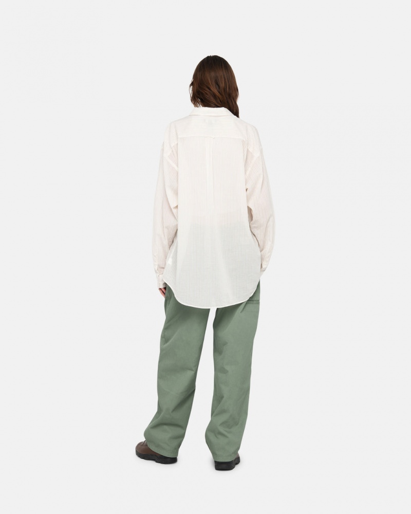 Stussy Workgear Trouser Twill - Unisex Pants Groen | QNLWA16926