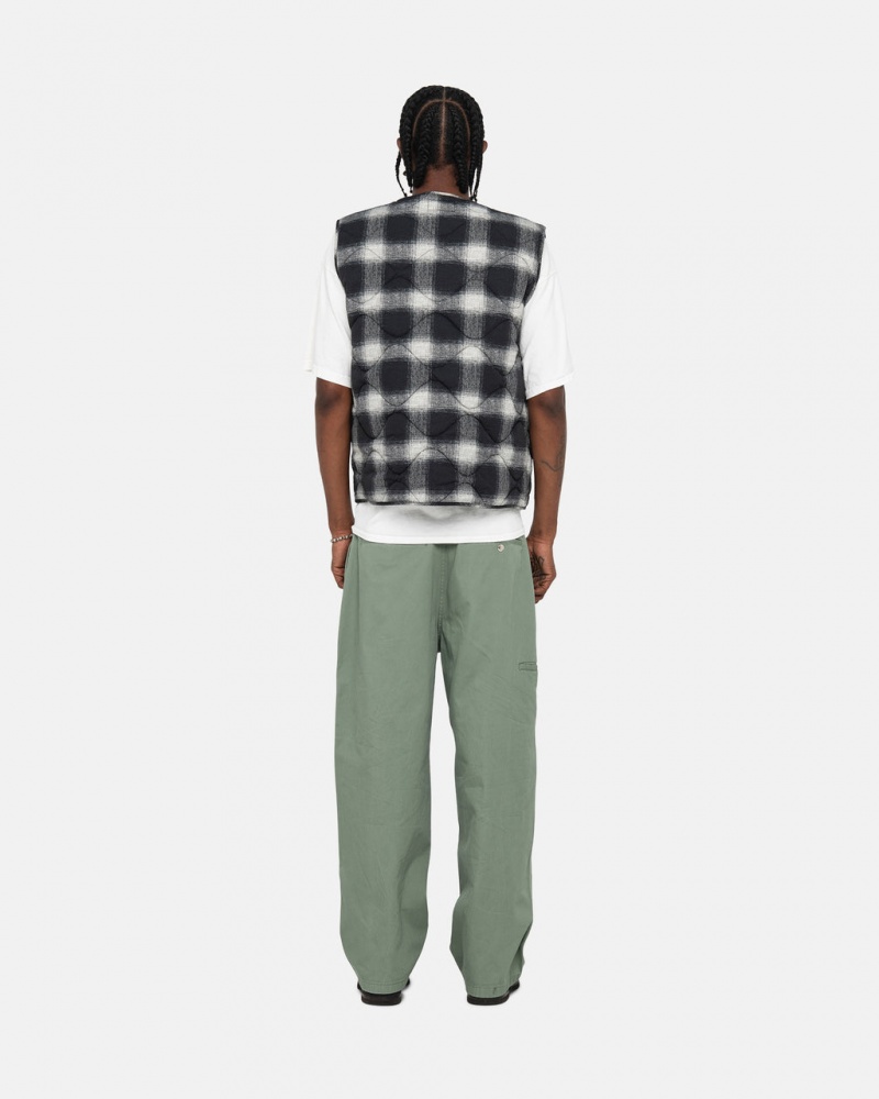 Stussy Workgear Trouser Twill - Unisex Pants Groen | QNLWA16926